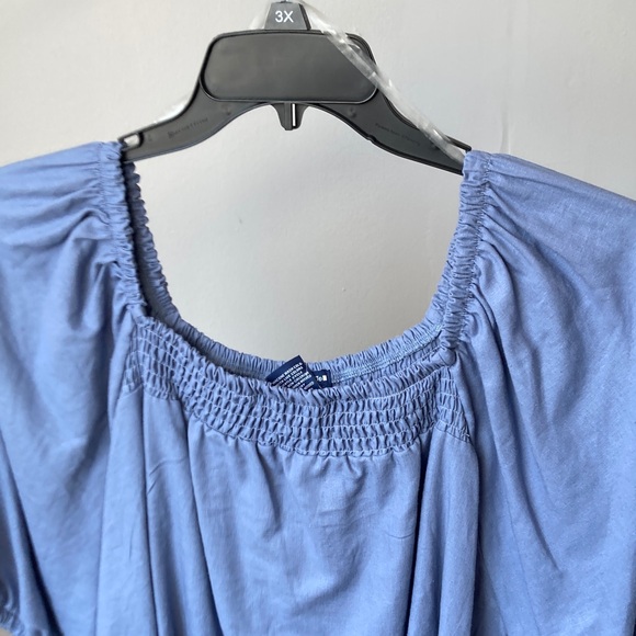 Architect top peasant blouse shirt vibe smock detail boho business casual 3X - Picture 8 of 15